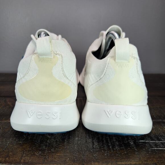 Vessi Everyday 2.0 Mens Size 10 Lace Up Waterproof Shoes Sneakers Polar White main image 4